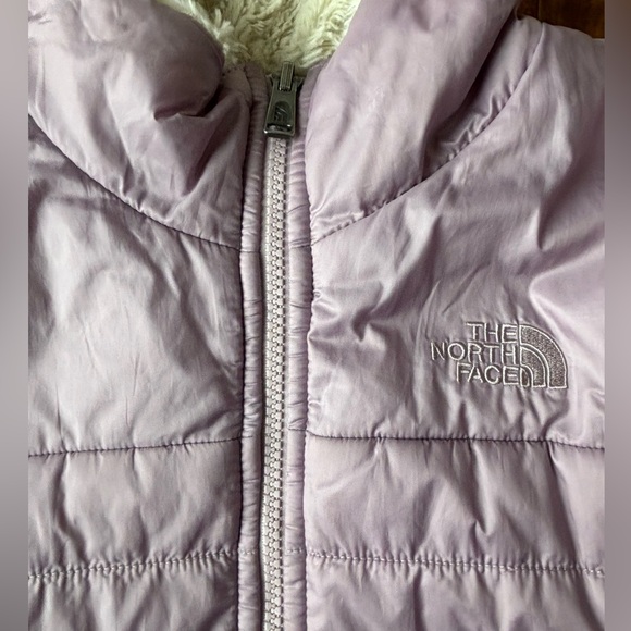 North Face Girls XL Reversible Puffer/Fleece Jacket (XL/18) - Picture 4 of 5